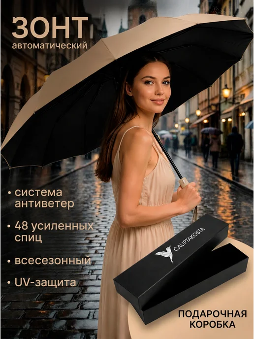 Складной зонт автомат